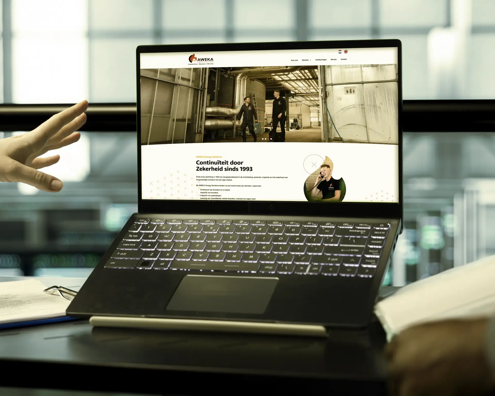 Raak reclame project Aweka Energy Solutions detailfoto 1