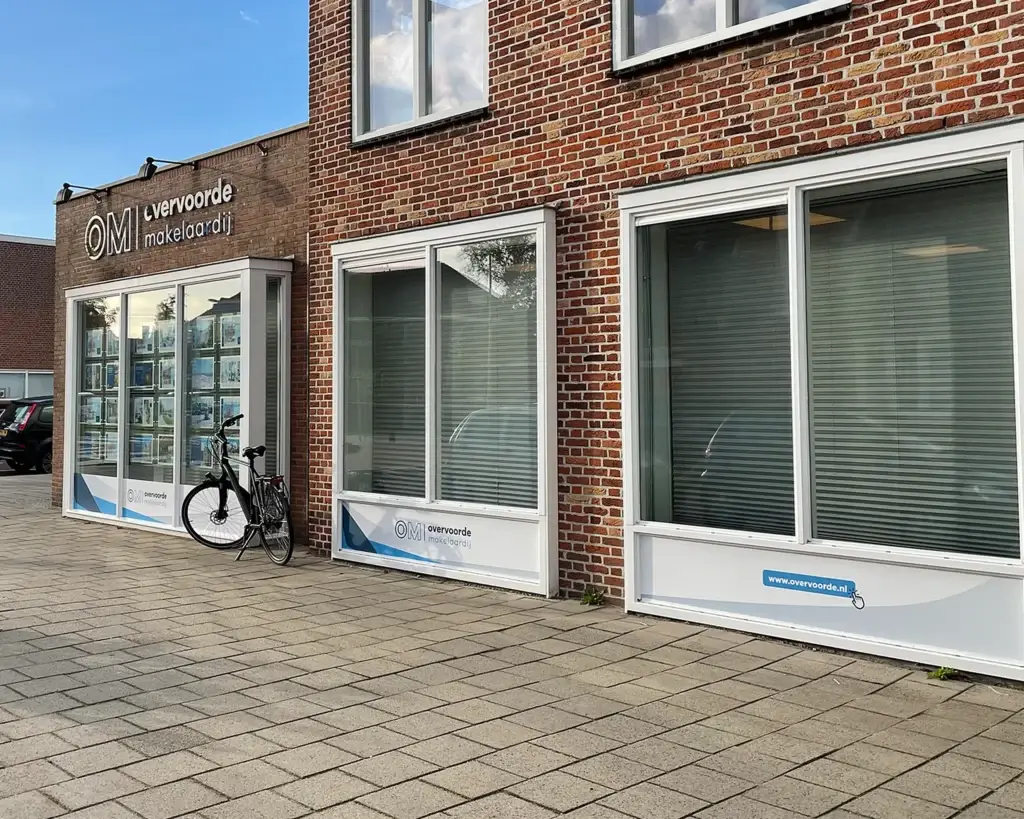Het pand van Overvoorde Makelaardij